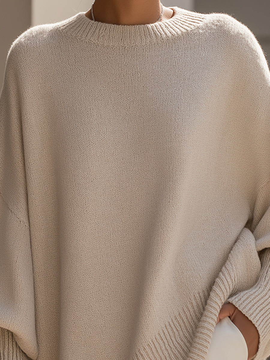 Evelyne - Maglione Chic in Misto Lana