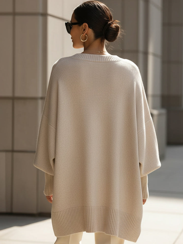 Evelyne - Maglione Chic in Misto Lana