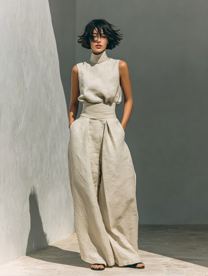 Maria - Completo di canotta e pantaloni larghi