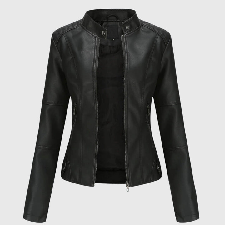 Giorgina™ - Elegante Giacca in Pelle per Donna