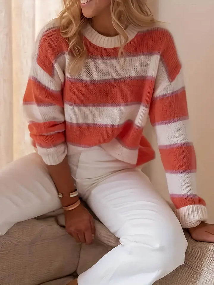 Julietta - Maglione a Strisce Rosa