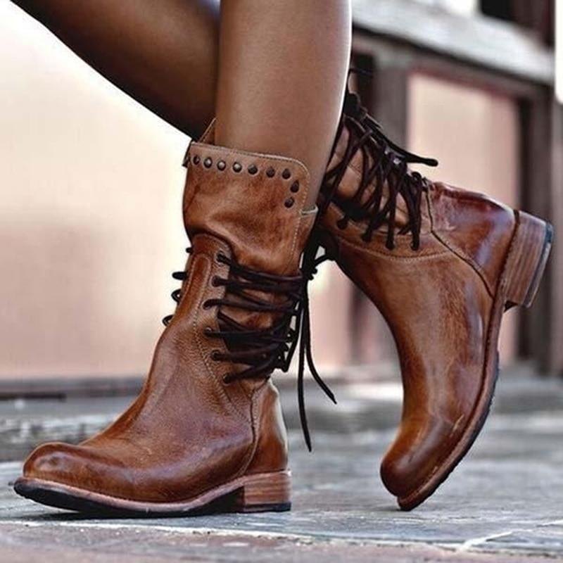 Alma | Lace-Up Boots