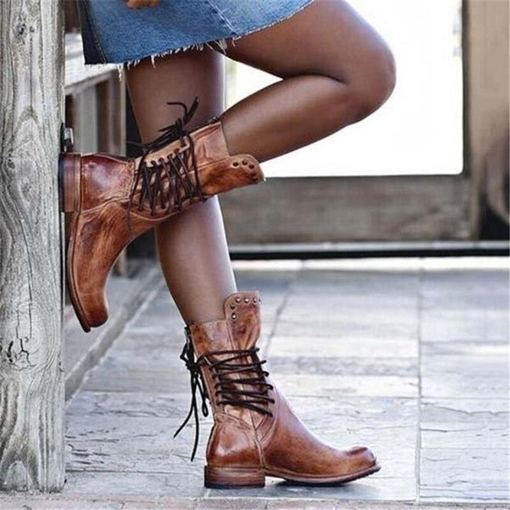 Alma | Lace-Up Boots