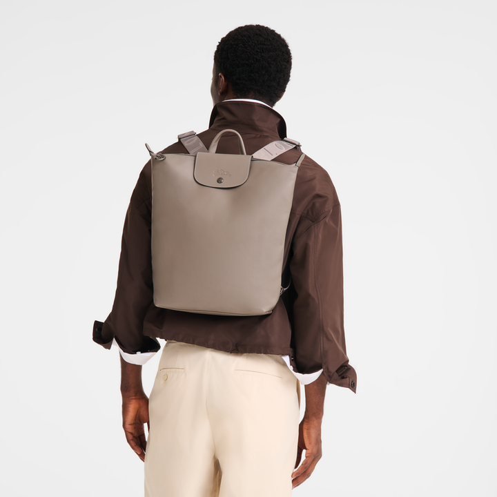 Zaino in Pelle Longchamp Le Pliage Xtra - M - Turtledove