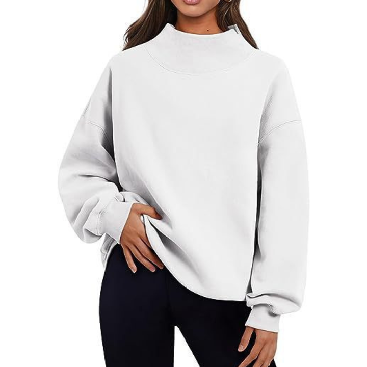 LESLY™ - Felpa Donna Oversized con Collo Alto e Maniche Lunghe" 

Rewritten: "Felpa Oversized Femminile LESLY™ con Collo Alto e Maniche Lunghe