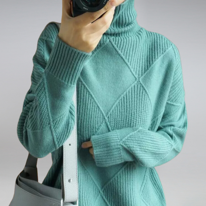 Darcy - Maglione Couture con Collo Alto