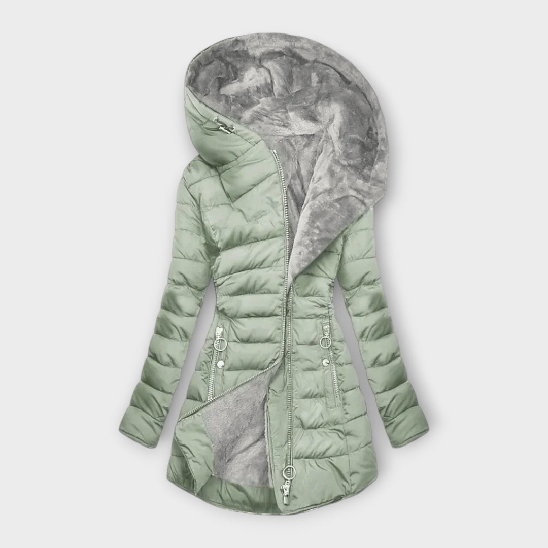 Diana | Confortevole Cappotto in Pelliccia Sintetica