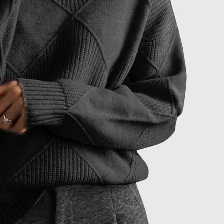 Angela™ - Maglione con Collo Alto