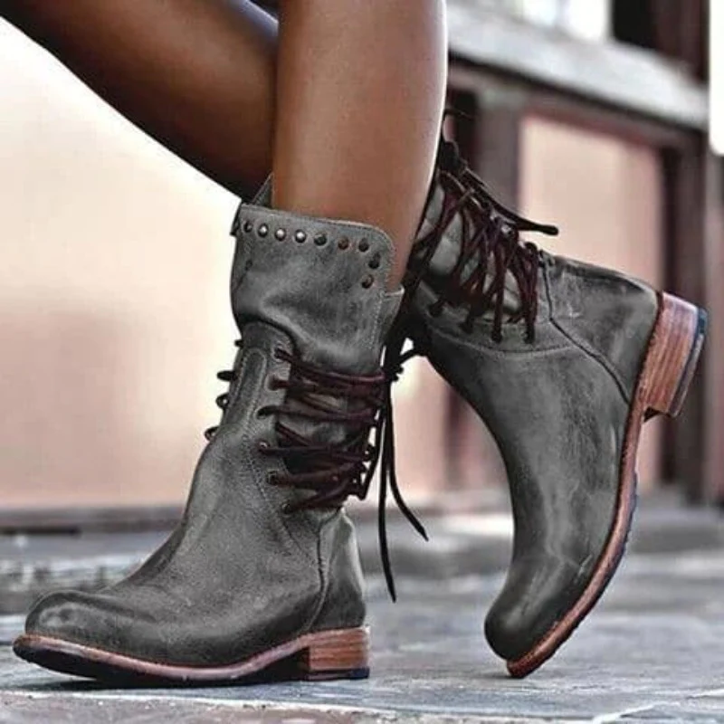 Alma | Lace-Up Boots