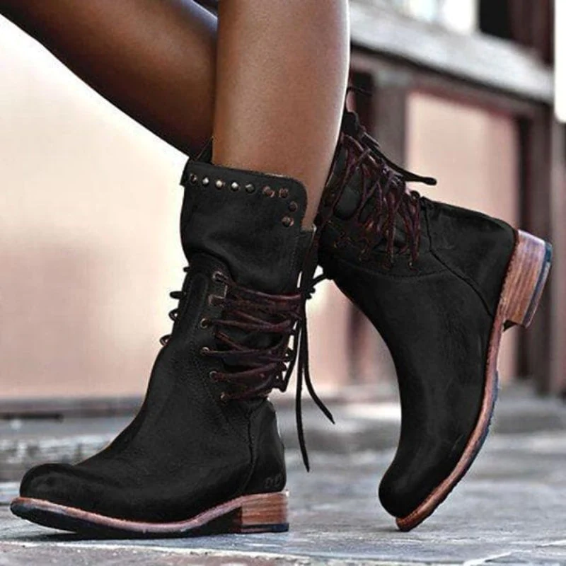 Alma | Lace-Up Boots