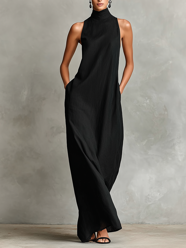 Chiara | Abito Maxi Collo Alto