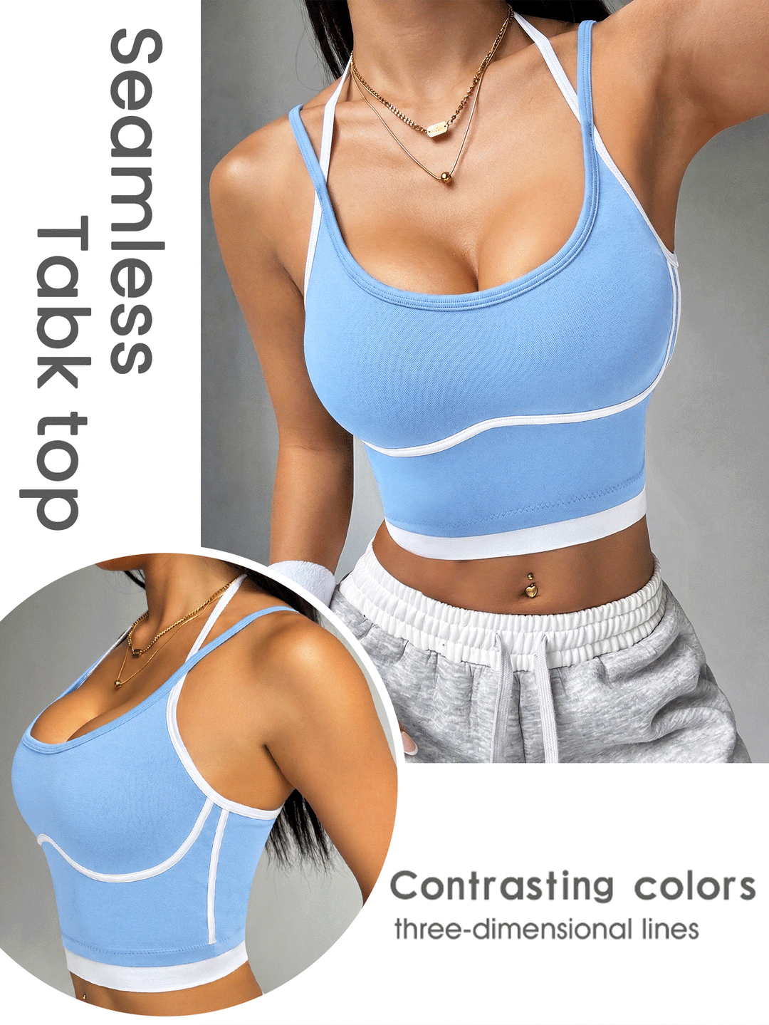 Canotta Cross Back Seamless