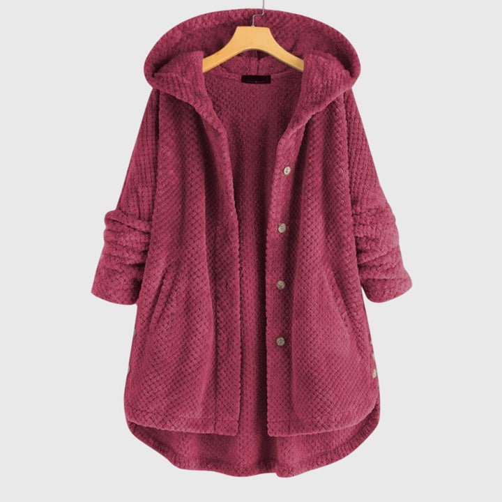 Franca™ - Giacca in Pile con Cappuccio Elegante