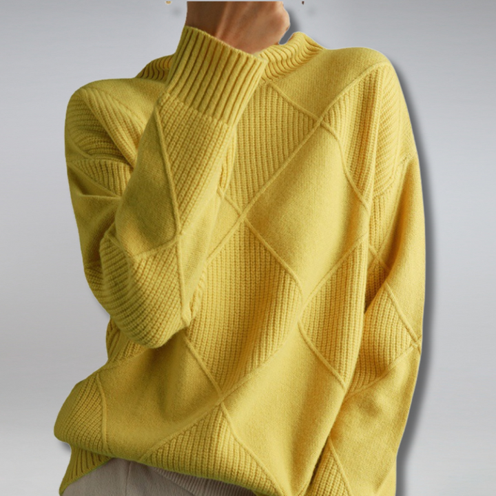 Darcy - Maglione Couture con Collo Alto