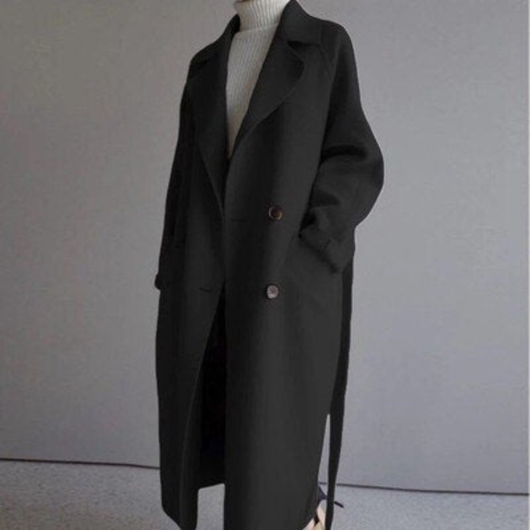 Clara - Trench Coat in Lana per Donna