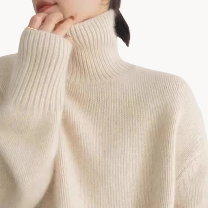 Juliette Cashmere High Neck Sweater