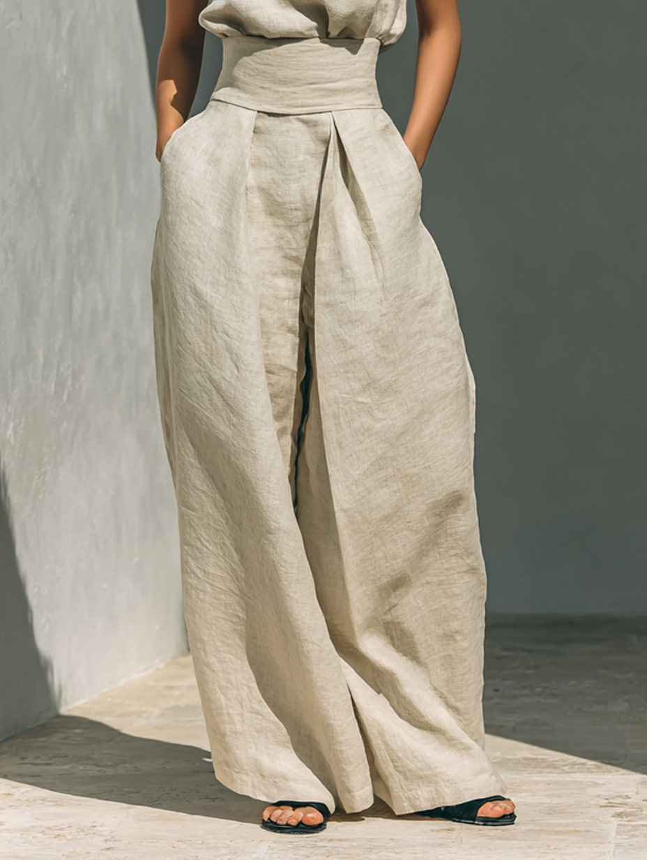 Maria - Completo di canotta e pantaloni larghi
