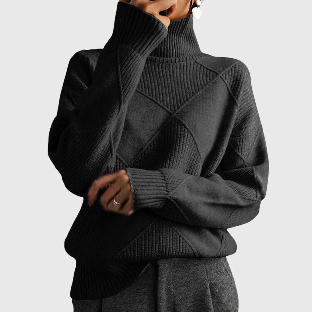 Angela™ - Maglione con Collo Alto