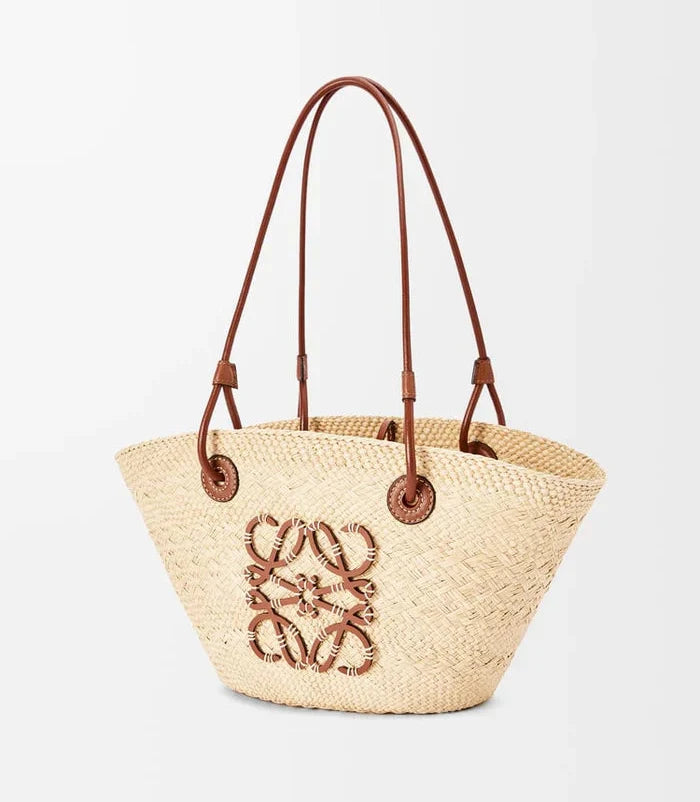 Le Borse "Riviera" — Cesto Intrecciato in Raffia
