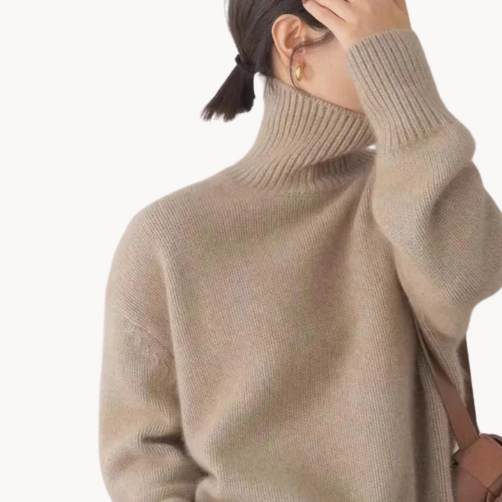 Juliette Cashmere High Neck Sweater