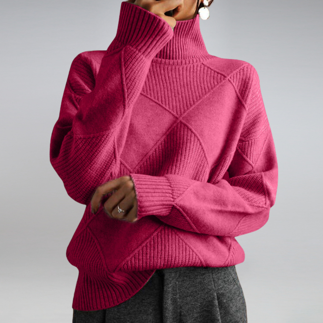 Darcy - Maglione Couture con Collo Alto