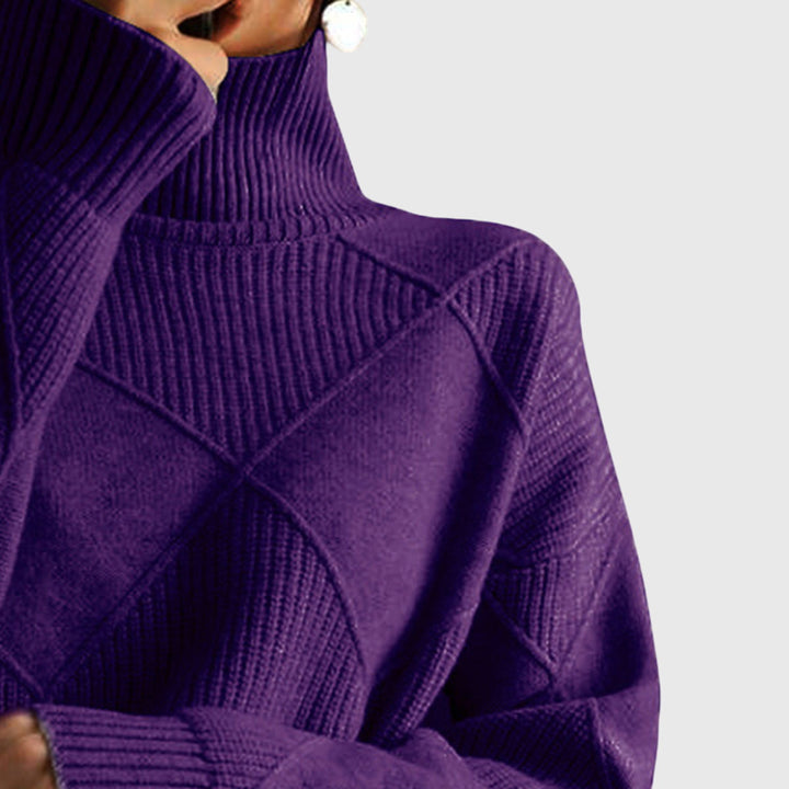 Angela™ - Maglione con Collo Alto
