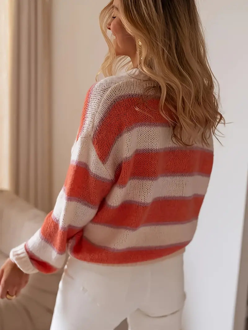 Julietta - Maglione a Strisce Rosa