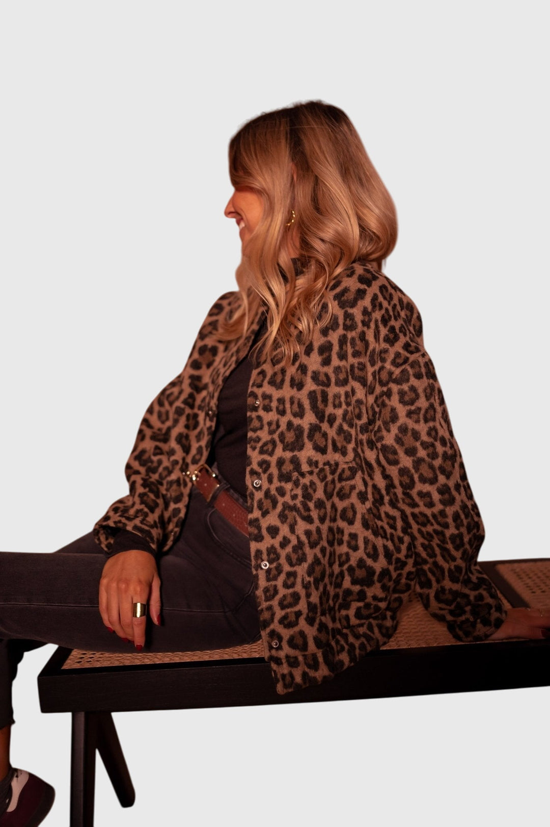 Elodie | Giacca Trendy con Motivo Leopardo