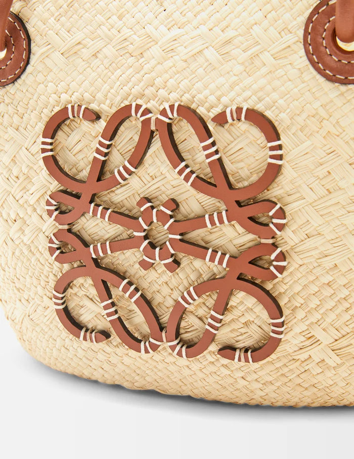 Le Borse "Riviera" — Cesto Intrecciato in Raffia