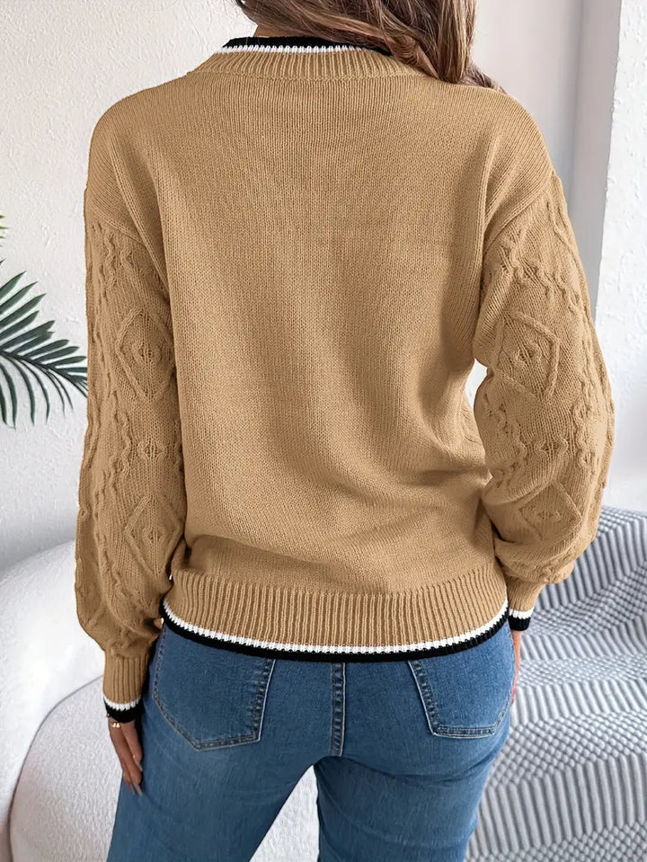 Verity - Elegante Maglione a Righe