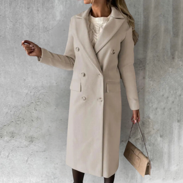 Aurelia - Luxury Linen Trench Coat