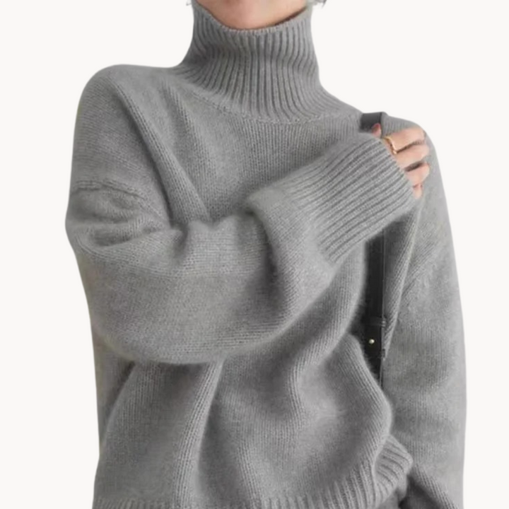Juliette Cashmere High Neck Sweater
