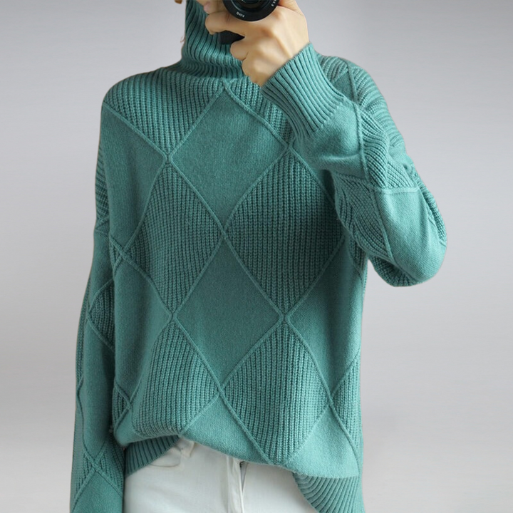 Darcy - Maglione Couture con Collo Alto