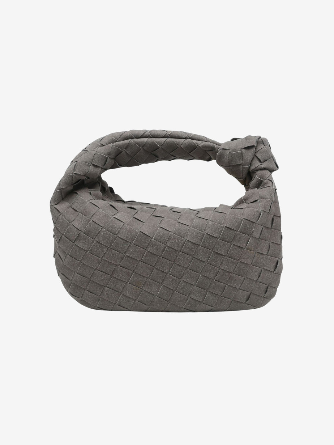 Mini Borsa con Manico Intrecciato in Marigold