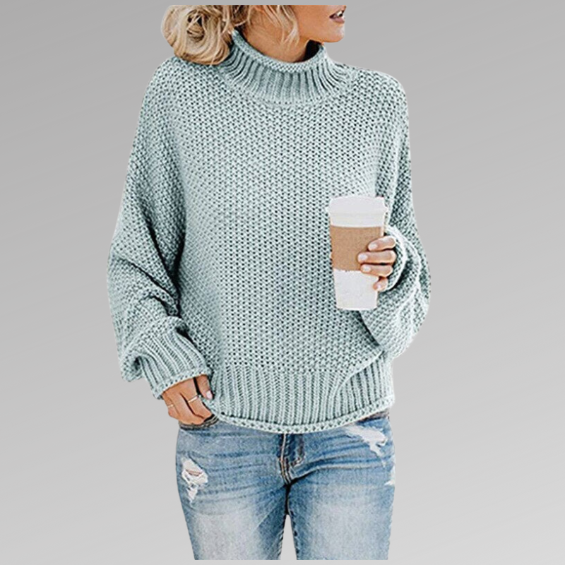 LUCINDA™|MAGLIONE COLLO ALTO