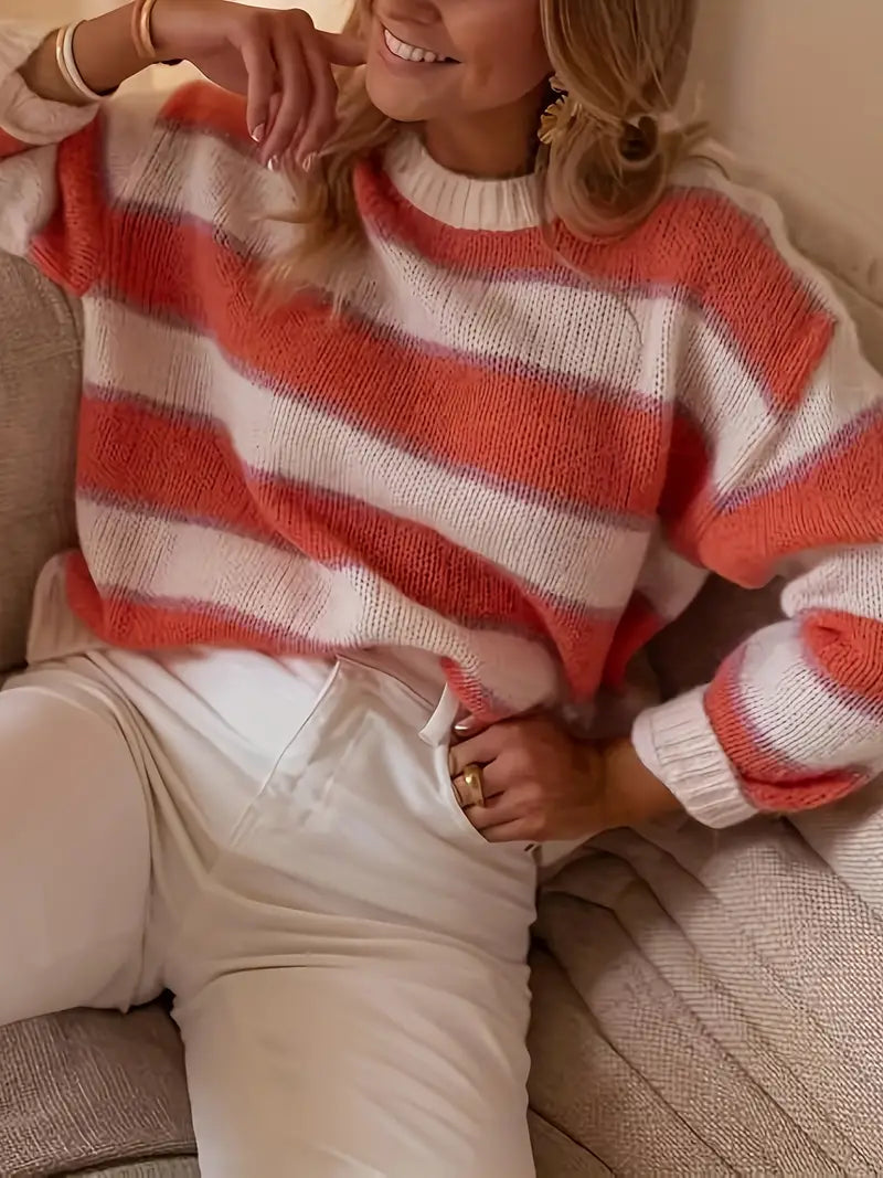 Julietta - Maglione a Strisce Rosa