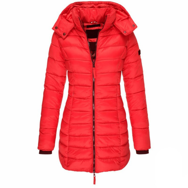 Elisa - Giacca Piumino con Cappuccio e Zip Confortevole