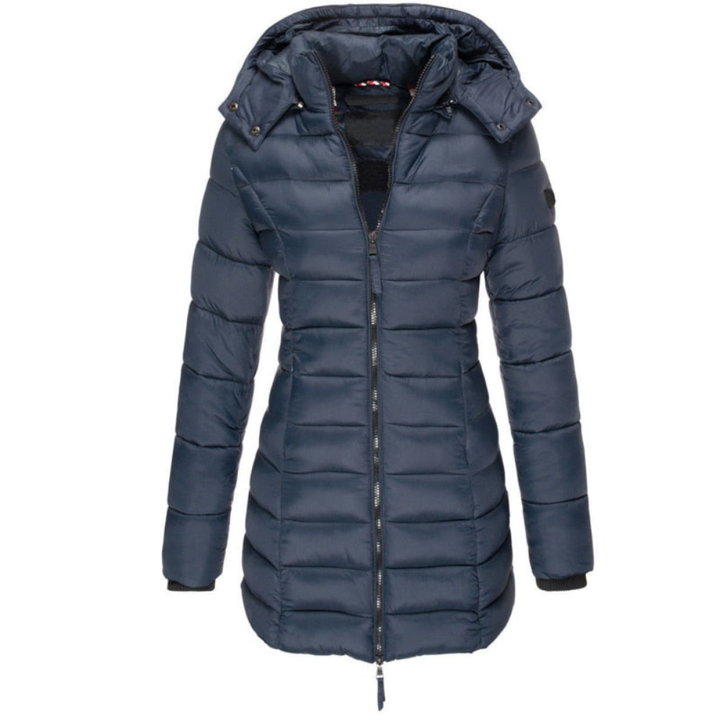 Elisa - Giacca Piumino con Cappuccio e Zip Confortevole