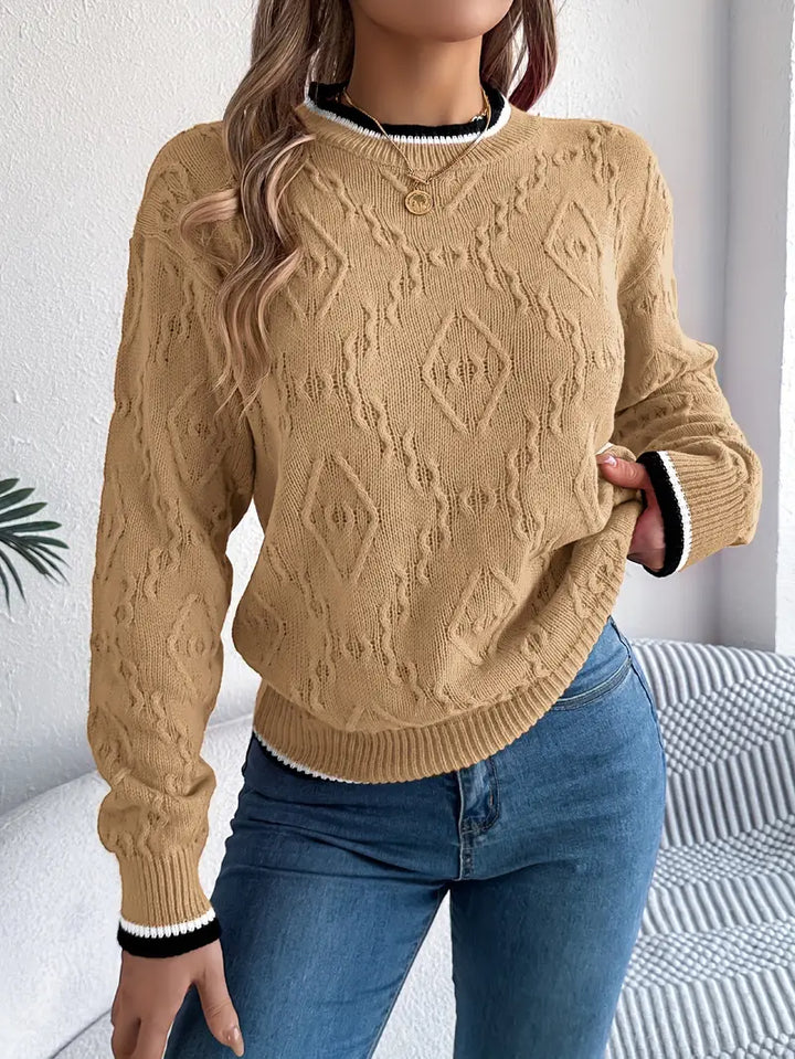Verity - Elegante Maglione a Righe