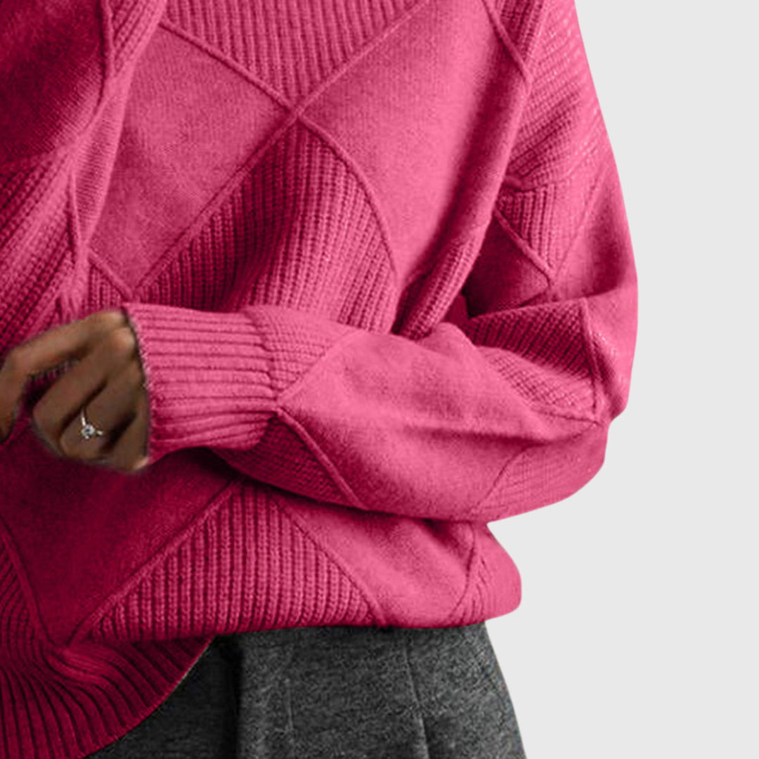 Angela™ - Maglione con Collo Alto