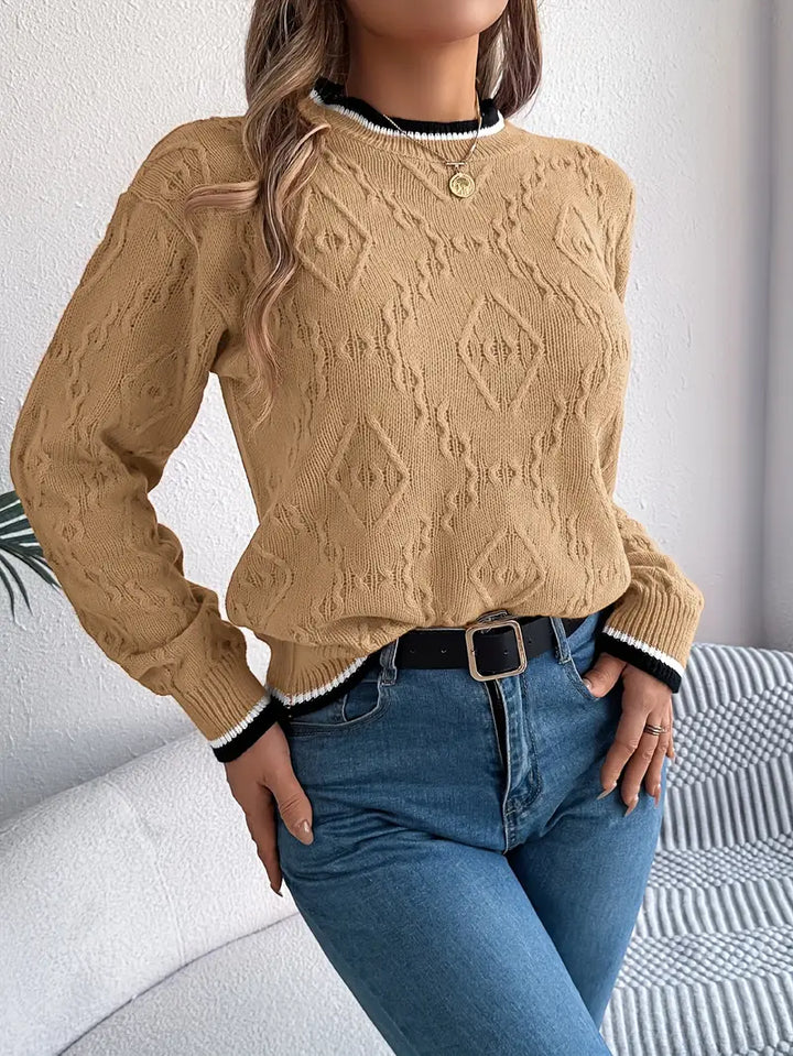 Verity - Elegante Maglione a Righe