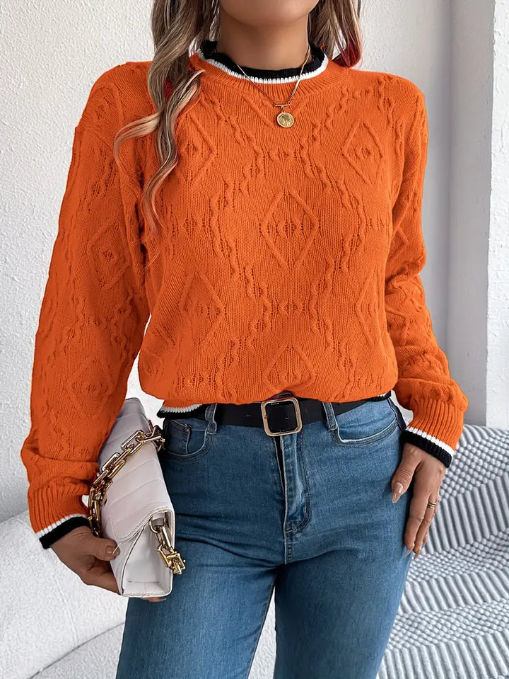 Verity - Elegante Maglione a Righe