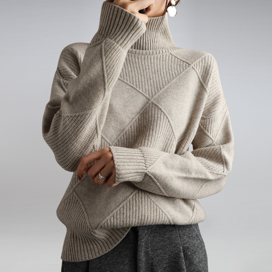 Darcy - Maglione Couture con Collo Alto