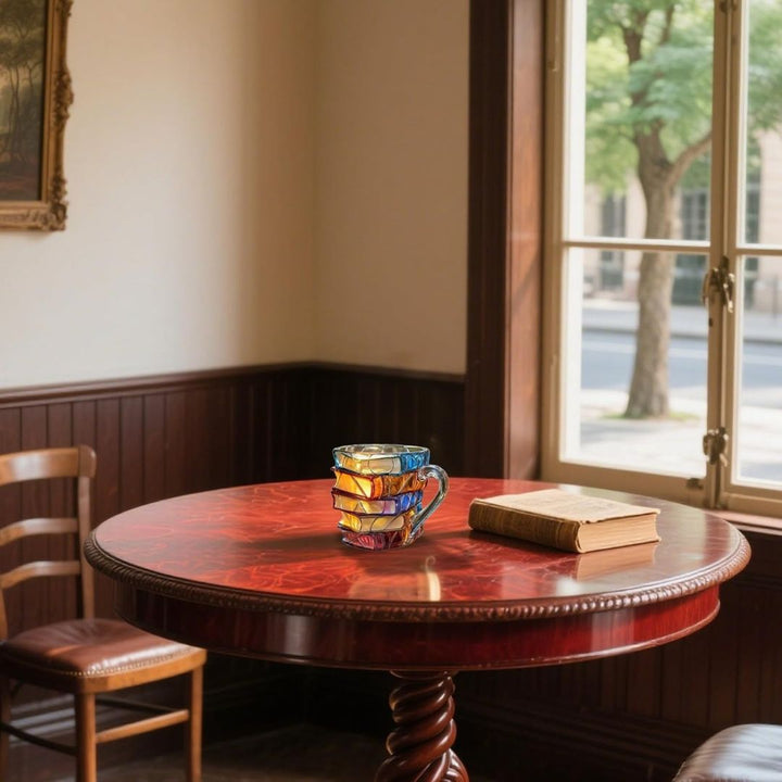 Una tazza 3D unica e artigianale per gli amanti dei libri
