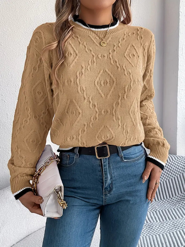 Verity - Elegante Maglione a Righe