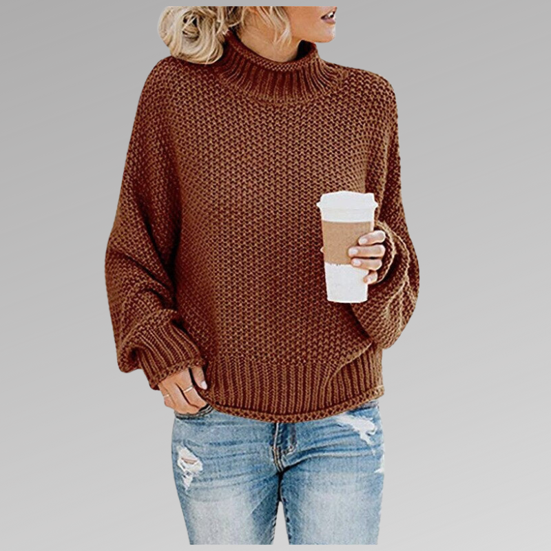 LUCINDA™|MAGLIONE COLLO ALTO