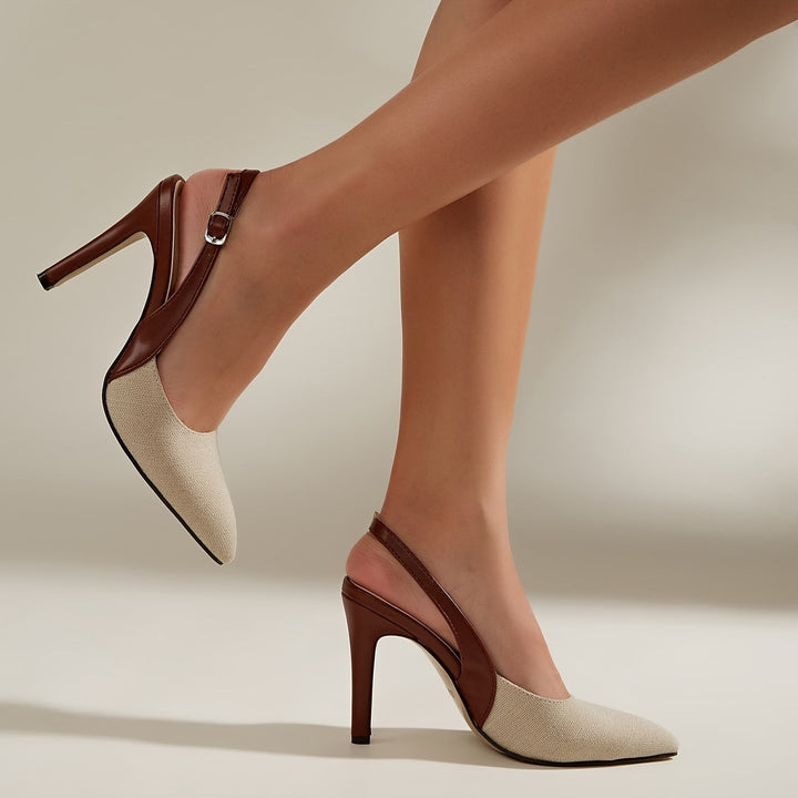 Amélie™ | Tacchi Slingback a Contrasto