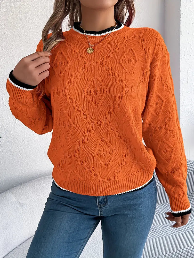 Verity - Elegante Maglione a Righe