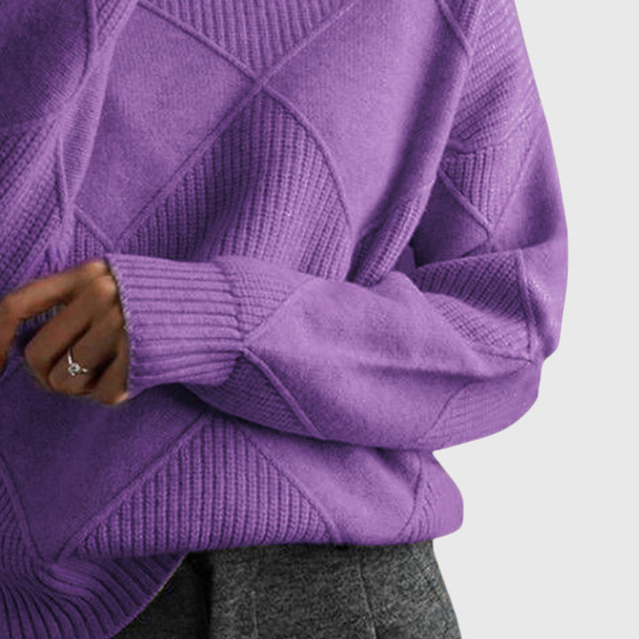 Angela™ - Maglione con Collo Alto