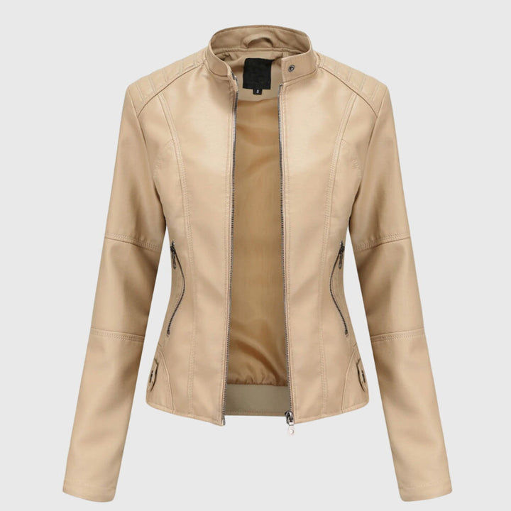 Giorgina™ - Elegante Giacca in Pelle per Donna